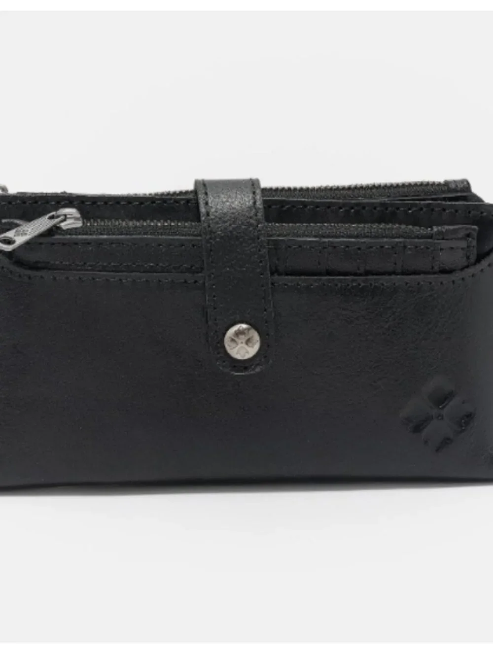 Patricia Nash Leather Paladina Wallet-Black-NWT-A720551